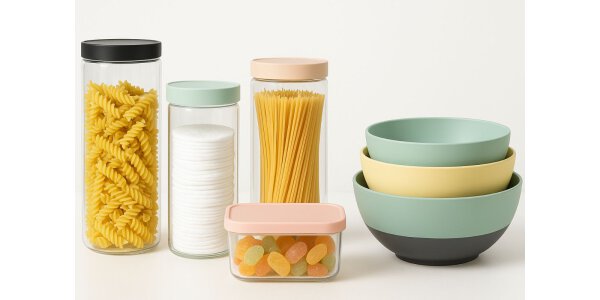 Vorratsdosen und Schüsseln