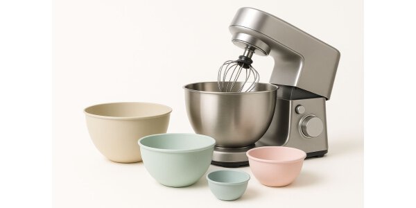 Rührschüsseln und Küchenhelfer