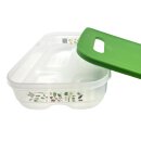Tupperware Klimaoase 1,8 l flach grün Frischeverschluss Gemüse Kühlschrank Aufbewahrung NEU