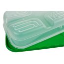 Tupperware Klimaoase 1,8 l flach grün Frischeverschluss Gemüse Kühlschrank Aufbewahrung NEU