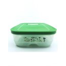 Tupperware Klimaoase 1,8 l flach grün Frischeverschluss Gemüse Kühlschrank Aufbewahrung NEU