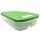 Tupperware Klimaoase 1,8 l flach grün Frischeverschluss Gemüse Kühlschrank Aufbewahrung NEU