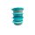 Tupperware Kleine Hitparade 4 x 300 ml hellblau / türkis Dosenset Behälter Schüsseln NEU