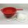 Tupperware Sieb Saladin 2 - teilig  weiß / rot D12 Durchschlag NEU