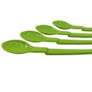 Tupperware Kinderlöffel Eierlöffel Babylöffel Hängelöffel Set 4 Stück bunt rot, limette, hellblau, dunkelblau NEU