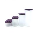 Tupperware Dosenset Eidgenossen Time Keeper Set brombeer 4- teilig  Vorräte Zeitgenossen NEU
