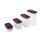 Tupperware Dosenset Eidgenossen Time Keeper Set brombeer 4- teilig  Vorräte Zeitgenossen NEU