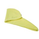 Tupperware Handtuch gelb Kopf Haar Turban Faser Pro   NEU