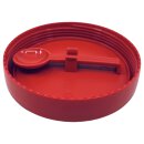 Tupperware Manhattan 580 ml rot / transparent Vorratsdose mit Löffel  NEU