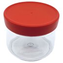 Tupperware Manhattan 580 ml rot / transparent Vorratsdose mit Löffel  NEU