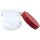 Tupperware Manhattan 580 ml rot / transparent Vorratsdose mit Löffel  NEU