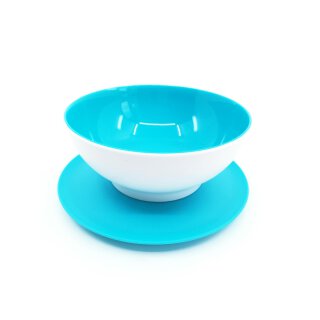 Tupperware Allegra Schüssel hellblau / weiß  275 ml Dessertschüssel Servierschalen servieren essen NEU