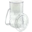 Tupperware Diamant Kanne 2 l mit Deckel Glasoptik Stella Eleganz Krug Getränke servieren NEU