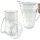 Tupperware Diamant Kanne 2 l mit Deckel Glasoptik Stella Eleganz Krug Getränke servieren NEU