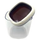 Tupperware Skyline 780 ml Vorratsdose Glasoptik / brombeer Glitzer Vorräte Aufbewahrung Lebensmittel NEU