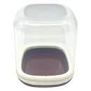 Tupperware Skyline 780 ml Vorratsdose Glasoptik / brombeer Glitzer Vorräte Aufbewahrung Lebensmittel NEU