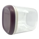 Tupperware Skyline 780 ml Vorratsdose Glasoptik / brombeer Glitzer Vorräte Aufbewahrung Lebensmittel NEU