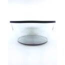 Tupperware Clear Collection Schüssel 6 l Obst Salat Dip Glasoptik / schwarz NEU