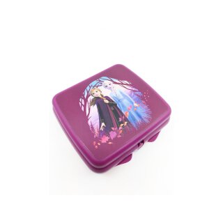 Tupperware Frozen Anna & Elsa Lunchbox brombeer Mädchen hübsche Brotdose Eiskönigin Motiv NEU