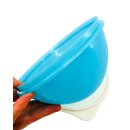 Tupperware Wunderschüssel Schüssel hellblau / türkis mit Glitzer 1 l NEU