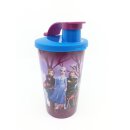 Tupperware Frozen Eisköngin Trinkbecher Olaf Anna und Elsa brombeer blau Eiskönigin II 330 ml  Kita Frühstück NEU