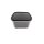 Tupperware Eidgenosse Quadro schwarzer Deckel 2,6  l quadratisch Vorrat Vorratsbehälter Nüsse Mehl Lagerung NEU
