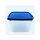 Tupperware Eidgenosse Quadro blau Deckel 2,6  l quadratisch Vorrat Vorratsbeh&auml;lter NEU