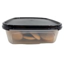 Tupperware Eidgenosse Quadro schwarzer Deckel 1,2  l...