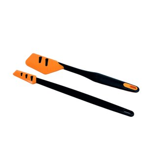 Tupperware Set Griffbereit großer Top - Schaber + kleiner Top - Schaber schwarz orangeTeigschaber D167 Teigspachtel NEU