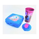 Tupperware Set Trinkbecher + Lunchbox blau brombeer Olaf...