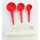 Tupperware PortionsART Eislöffel  Eisportionierer 3 Größen weiß rot  leichtes portionieren Küche servieren NEU