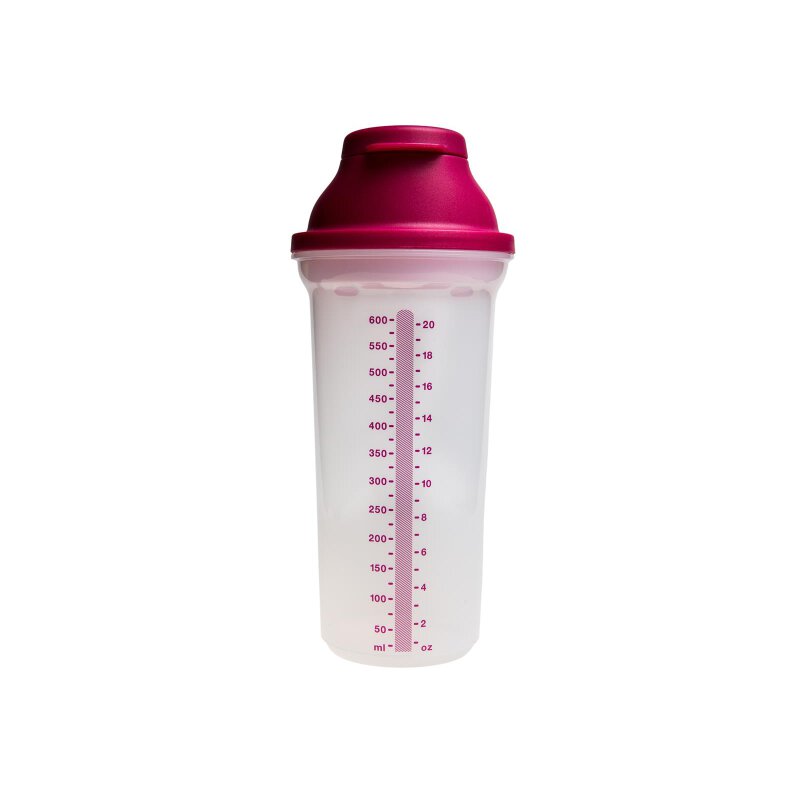 Tupperware Shaker brombeer rosa Shake It Mix Fix 600 ml NEU, 16,50