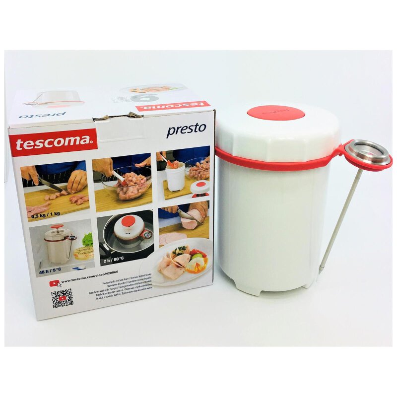 Tescoma Kochschinkenform PRESTO, mit Thermometer Schinken garen 42086