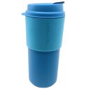 Tupperware Eco+ Kaffeebecher petrol / türkis 490 ml Coffee to Go blau Kaffee Tee Heißgetränke NEU