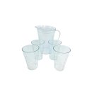 Tupperware Diamant Kanne 2 l + 4 Trinkbecher 475 ml...