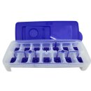 Tupperware Eiswürfler Eiszauber Eiswürfelbehälter blau transparent Sommer Getränke NEU