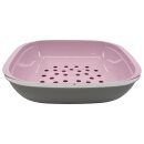Tupperware Allegra Shine Schüssel mit Siebeinsatz rose/ perlweiß  NEU