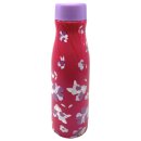 Tupperware Thermobecher Blumen pink Flasche 410 ml NEU