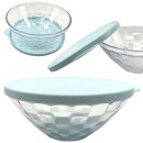 Tupperware Diamant Schüssel + Deckel  Glasoptik/...