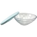 Tupperware Diamant Schüssel + Deckel  Glasoptik/ hellblau 500 ml NEU