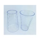 Tupperware Diamant Becher 2 Stück 475 ml Glasoptik  stilvoll transparent bruchfest edel Getränke Saft Kaffee NEU