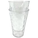 Tupperware Diamant Becher 2 Stück 475 ml Glasoptik  stilvoll transparent bruchfest edel Getränke Saft Kaffee NEU