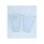Tupperware Diamant Becher 2 Stück 475 ml Glasoptik  stilvoll transparent bruchfest edel Getränke Saft Kaffee NEU