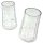 Tupperware Diamant Becher 2 Stück 475 ml Glasoptik  stilvoll transparent bruchfest edel Getränke Saft Kaffee NEU