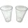 Tupperware Diamant Becher 2 Stück 475 ml Glasoptik  stilvoll transparent bruchfest edel Getränke Saft Kaffee NEU