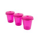 Tupperware Wichtel pink 3 x 60 ml NEU