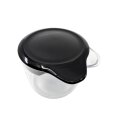 Tupperware Tupper Time 250 ml  Zuckerstreuer Marmelade Dips schwarz / transparent NEU