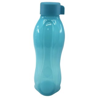 Tupperware Trinkflasche 1l türkis Schraubverschluß Eco Easy caribean Sea NEU