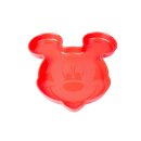 Tupperware Kinderteller Mickey Mouse mit Besteck L&ouml;ffel + Gabel rot NEU