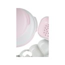 Tupperware Allegra Shine Schüsselset Servierschalen rose perlweiß  5 l + 3,5 l+ 1,5 l + 2 x 275 ml Schüsseln + Sieb + Servierperle NEU